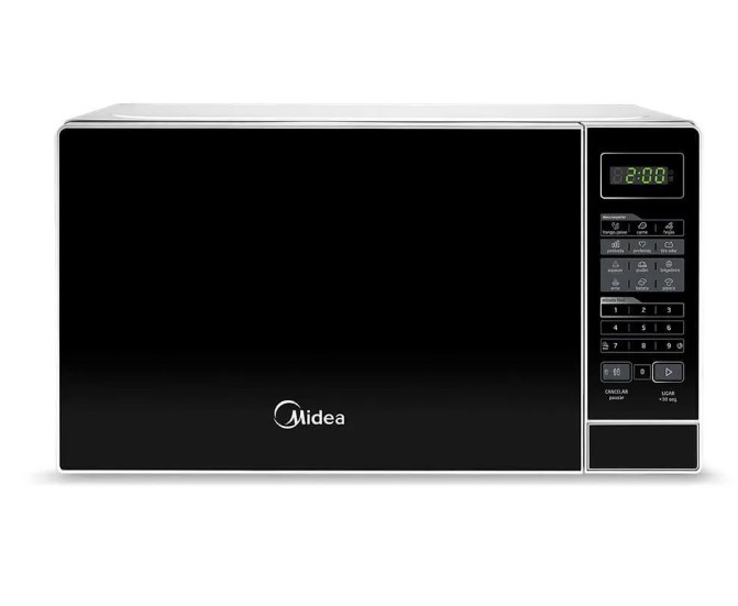 Micro-ondas Midea 20 Litros Branco E Preto Mras21 - 110v